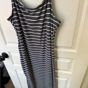 Justify Black and White Midi Dress